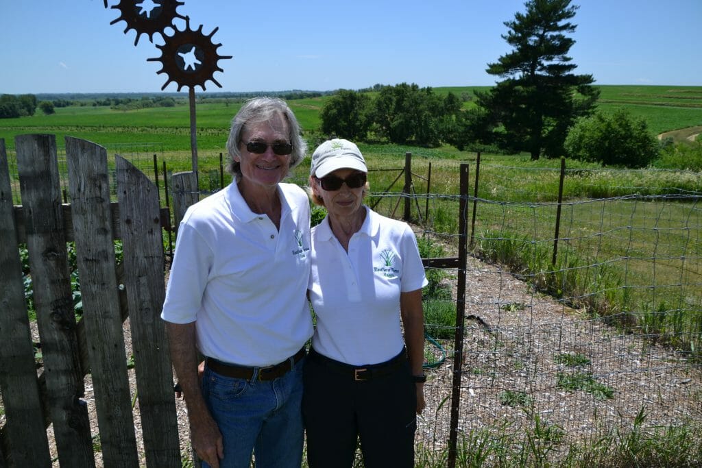 Steve Turman and Maggie McQuown of Resilient Farms.