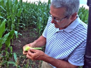 Scott Shriver with corn 727x545