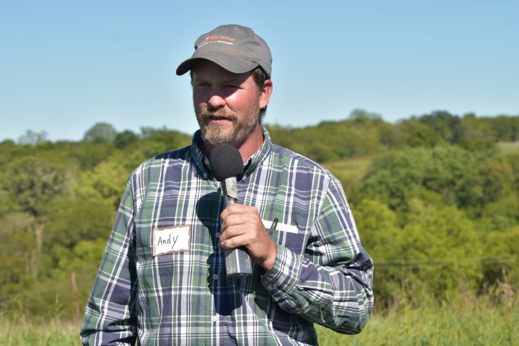 Andy Welch of Welch Family Farms near Grant City, MO