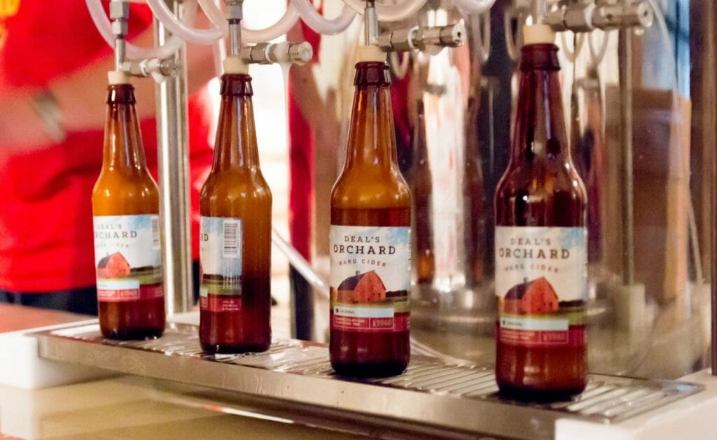 Deal's orchard bottling hard cider