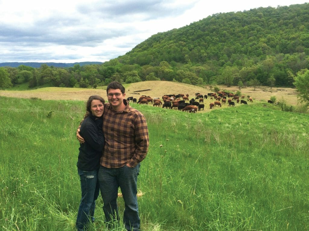 Kayla Koether and Landon Corlett aspire to custom graze cattle on marginal land