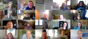 Summer 2020 Zoom staff meeting
