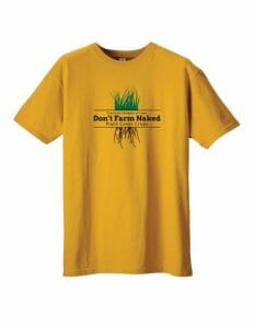 Yellow Don't Farm Naked shirt