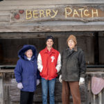 Judy, Mike and Dean Henry of The Berry Patch Farm in December 2022