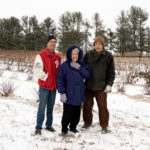 Mike, Judy and Dean Henry of The Berry Patch Farm in December 2022
