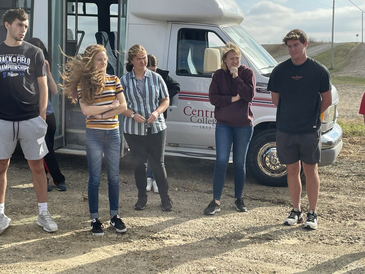 Students arriving from CC