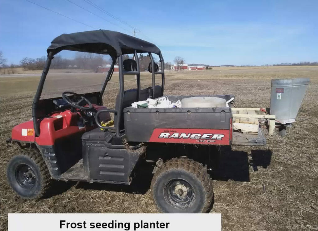 Scotts frost seeding planter