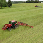Roller Crimping Rye Cover Crop in Soybeans.00 06 12 05.Still004