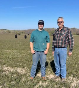 Son Ben Sheely (left) father Brad Sheely (right)