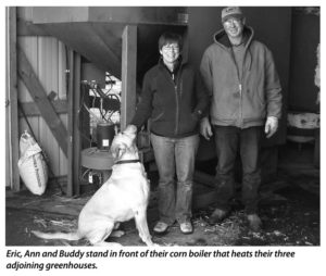 Ann and Eric Franzenburg with Buddy in 2011