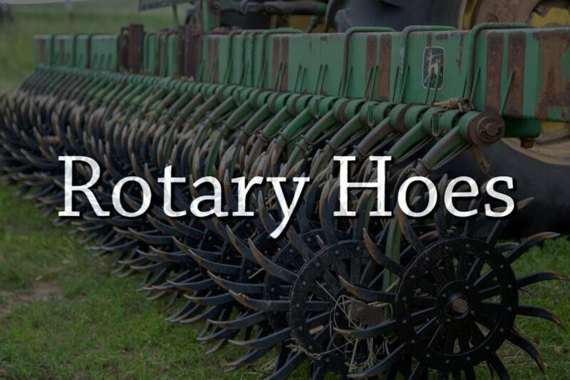 Rotary Hoes - Organic Weed Control