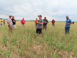 Arthur Wisecup speaking during the family's July 16, 2022 field day