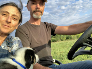 Beth Hoffman, John Hogeland and pup Snooks sent by Beth
