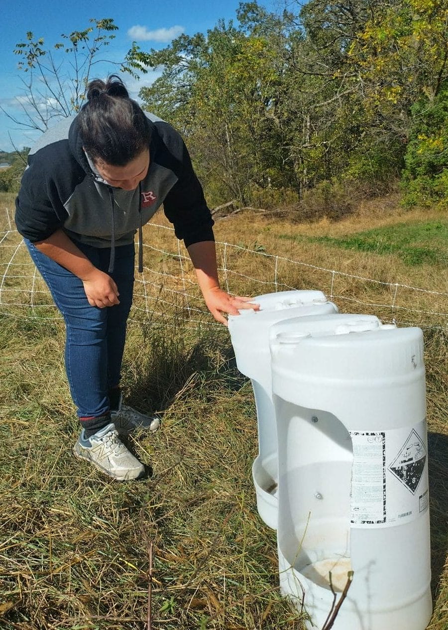Heidi Eger mineral feeder