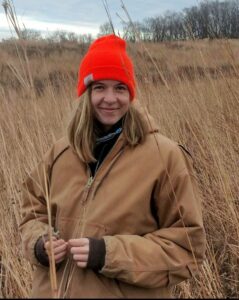 Maja Black in prairie submitted by her
