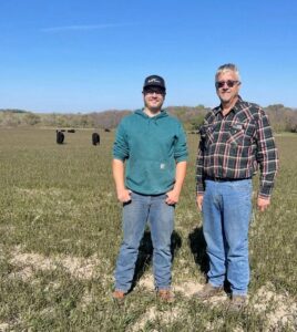 Son Ben Sheely (left) father Brad Sheely (right)