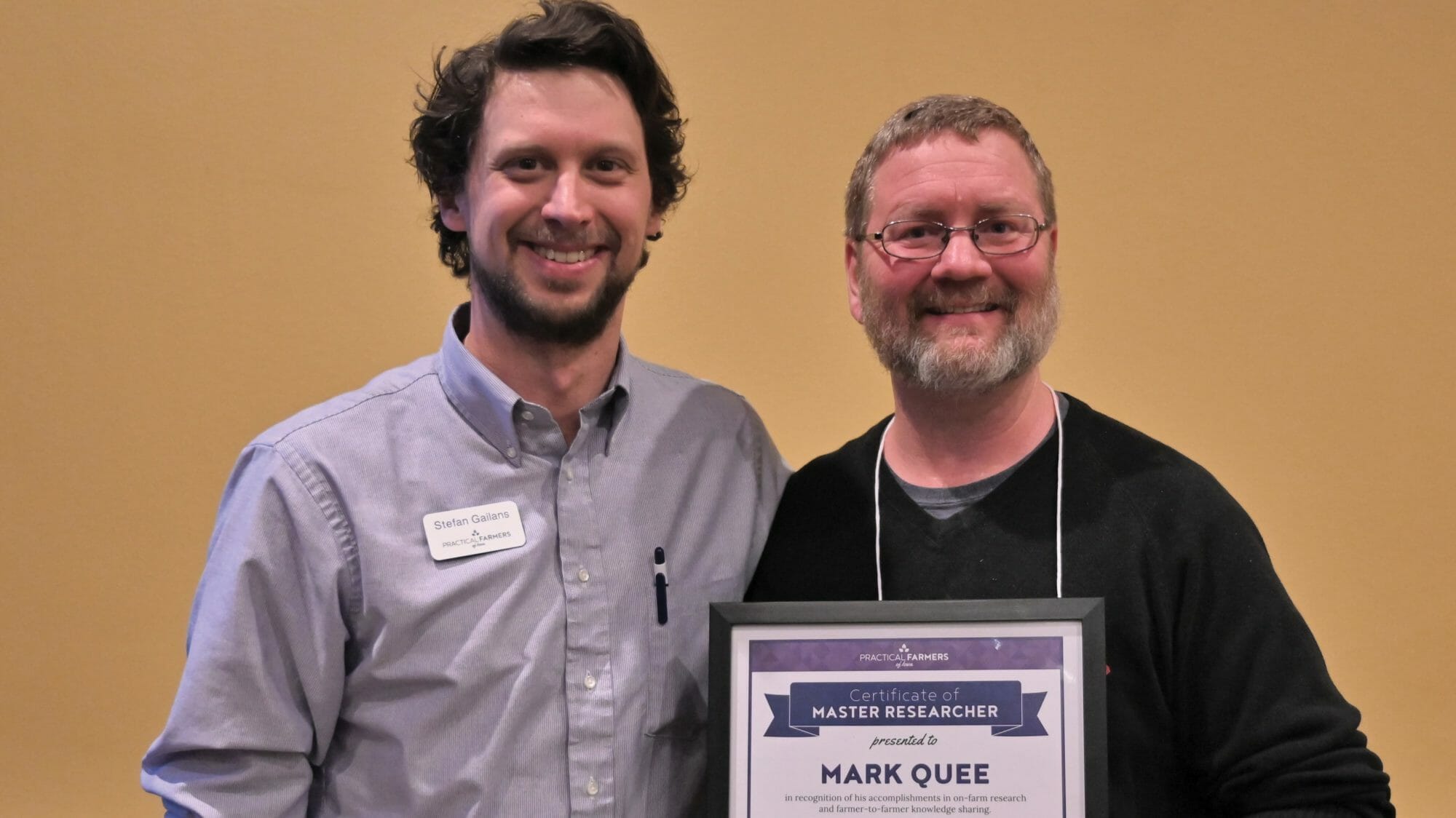 Honored for a Commitment to Research
