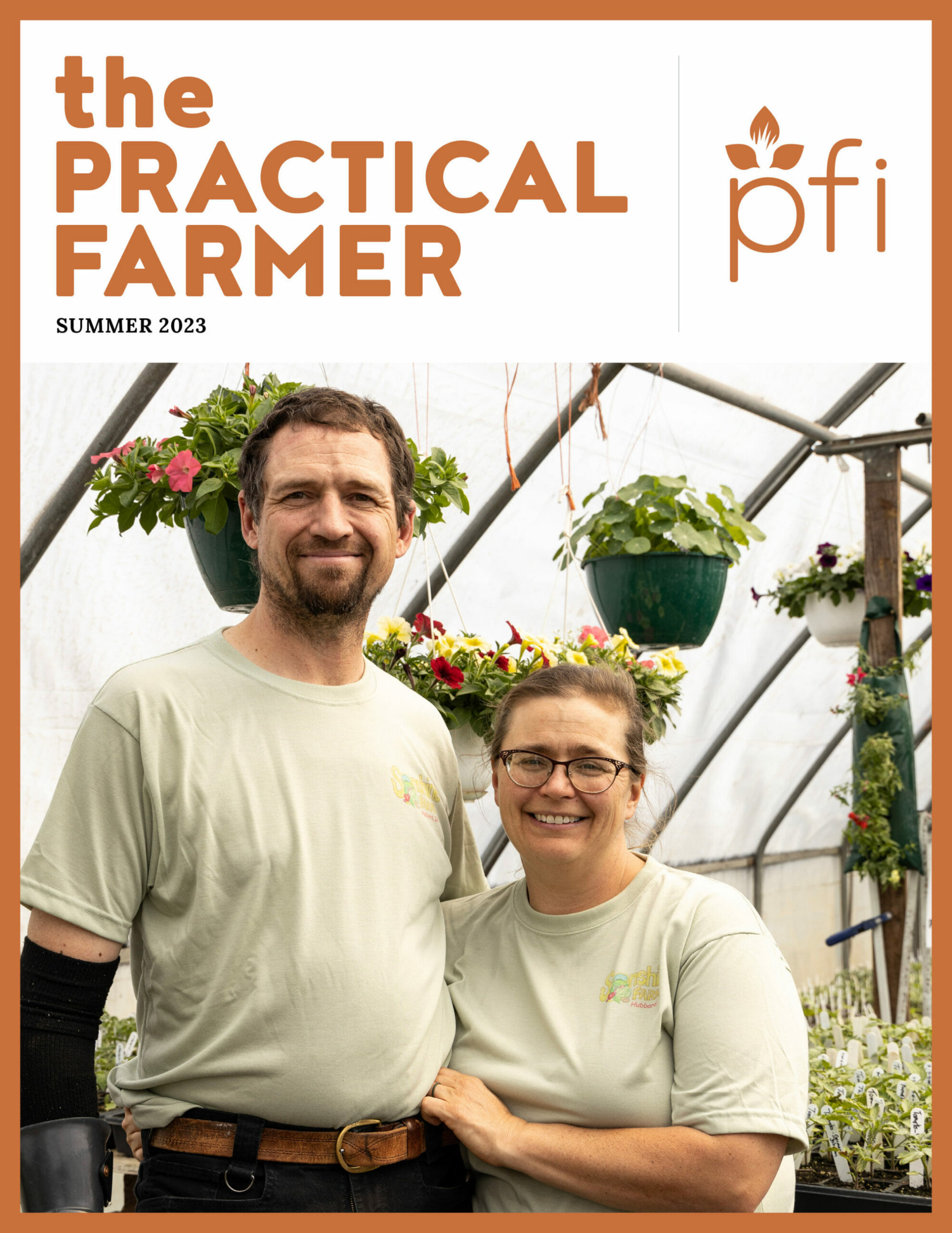 Summer 2023 magazine cover featuring Stephanie and Austin Meyers