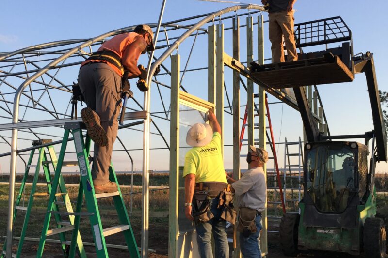 Building Community and High Tunnels After the Derecho
