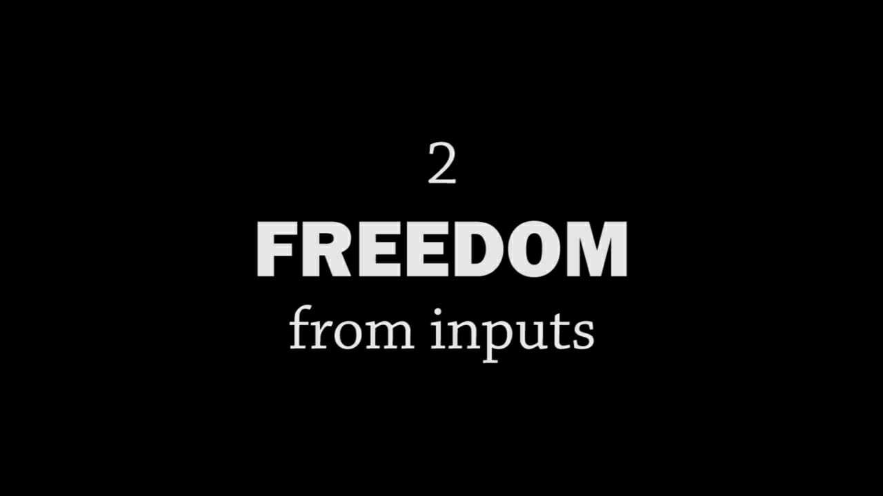 Rotationally Raised, Episode 2: Freedom from Inputs