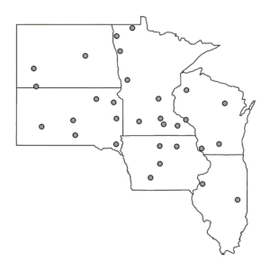 Oat trial map