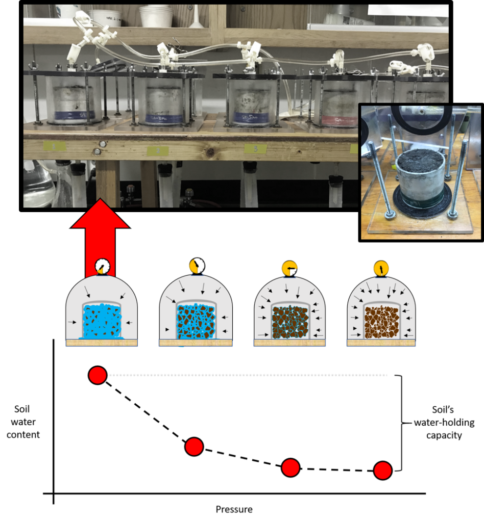 Water holding test