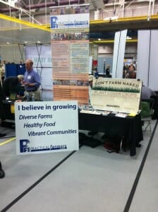 Practical Farmers Career Day booth