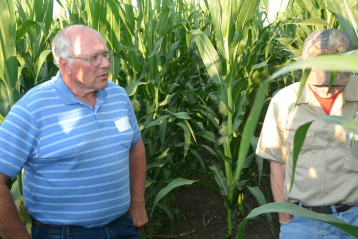 For the second part of the field day, participants moved to Danny Vande Brake's farm.