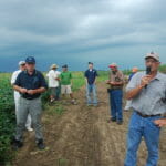 From the Rosmanns' 2011 PFI Field Day, where volatile weather made an appearance