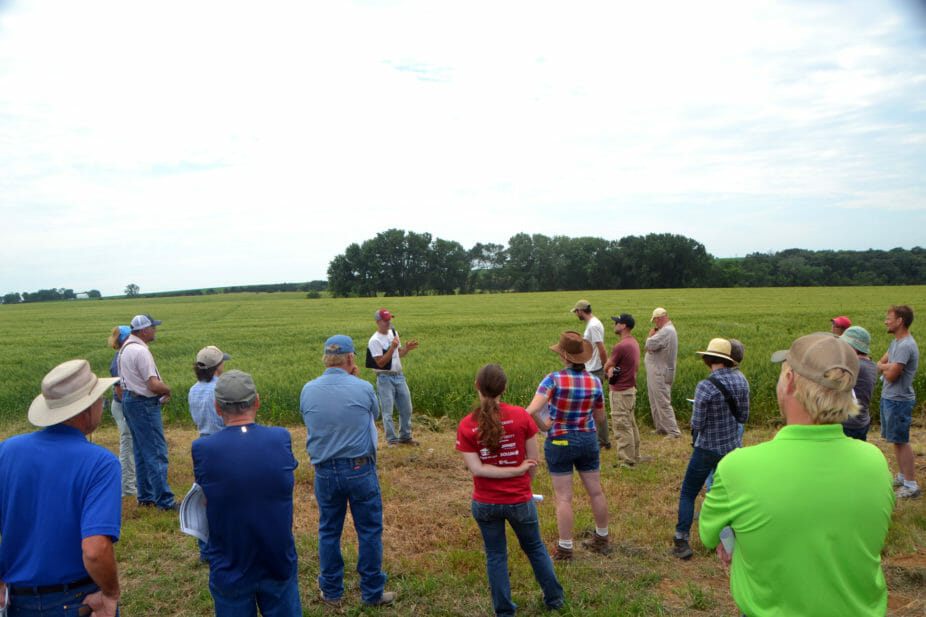 Nathan and Sarah Anderson of Bobolink Prairie Farms hosted a field day on June 25th.
