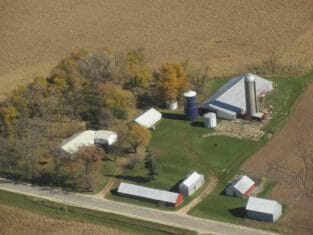 Bouska farm ariel
