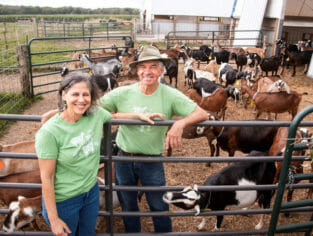 Wes Jarrell and Leslie Cooperband, Photo Courtesy of The Land Connection