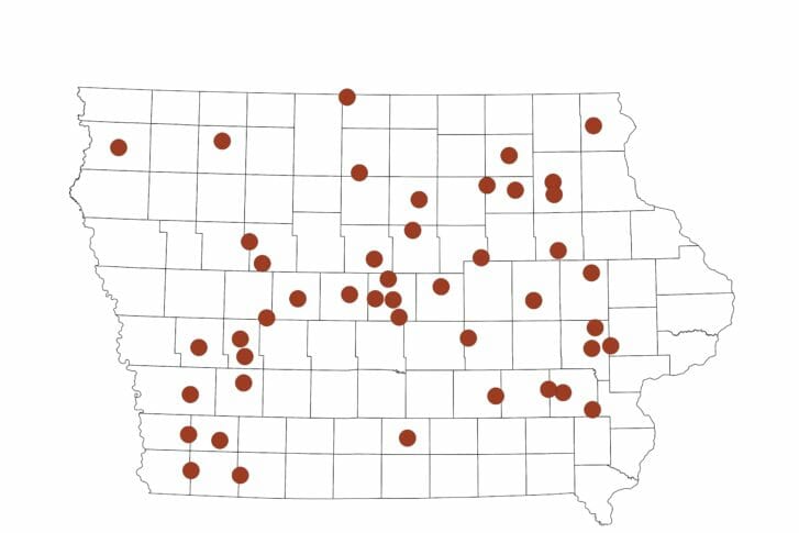 2017 Cooperators Program Map